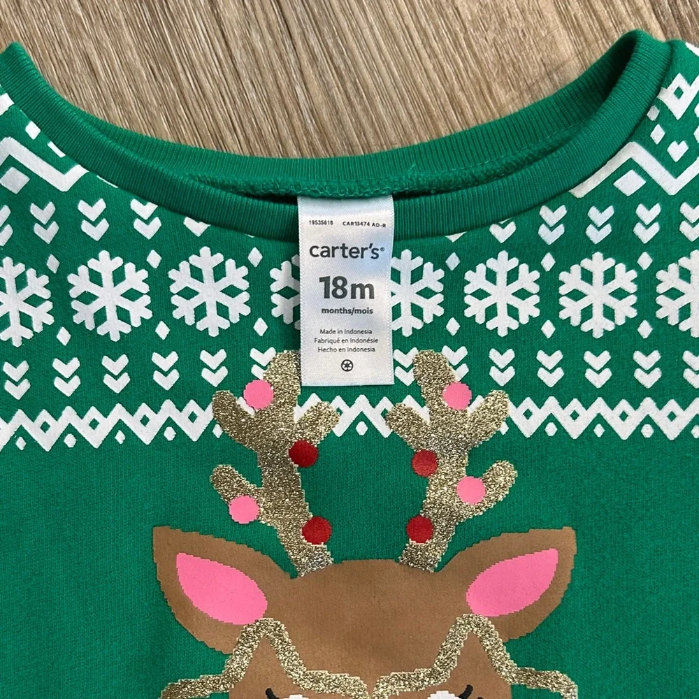OshKosh B'gosh‎ Red and Pink Patterned Sweater